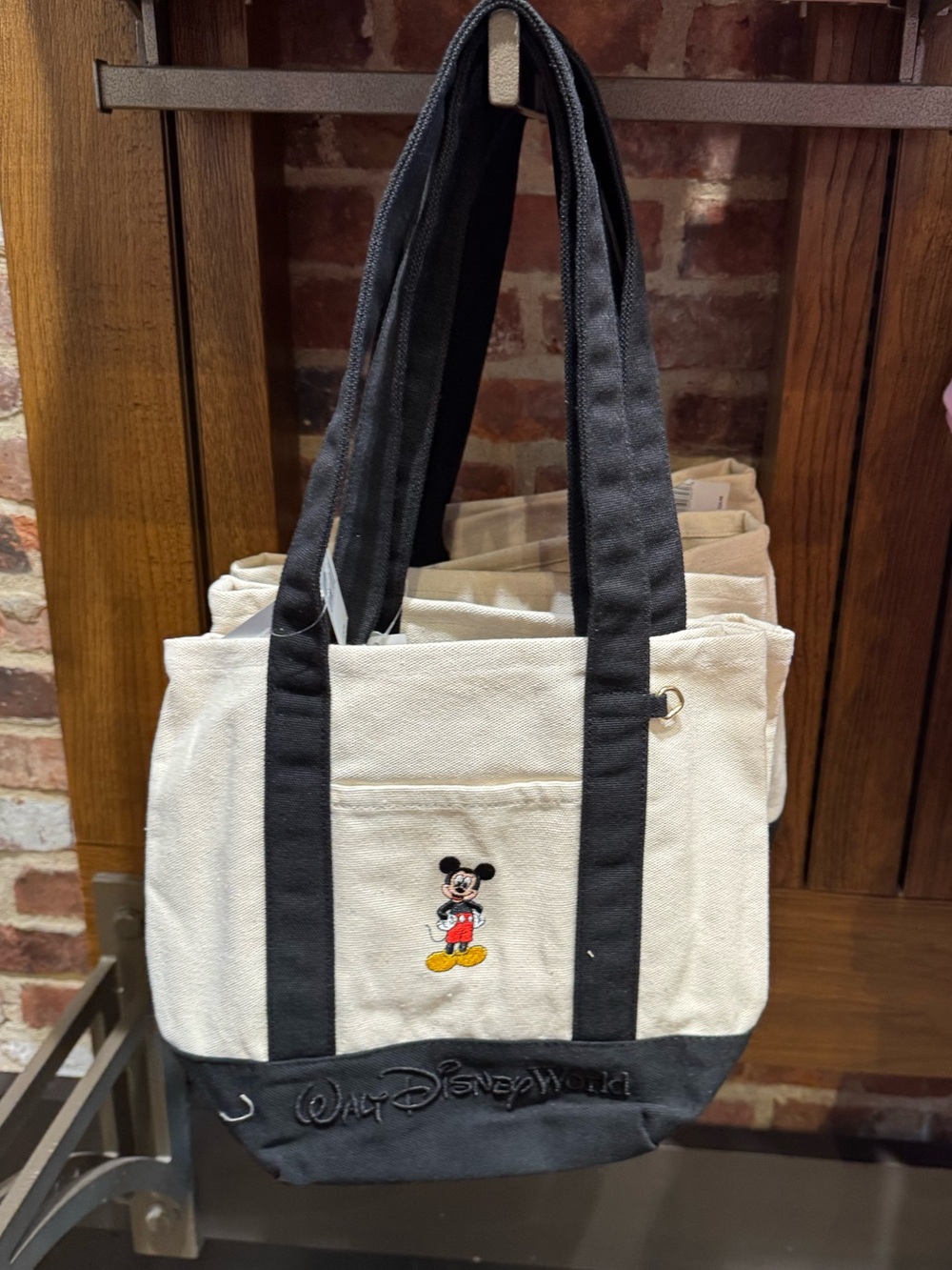 2026 Walt Disney World Park Mickey Mouse Canvas Mini Tote Bag New